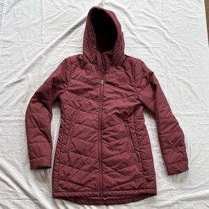 The North Face Tamburello Parka Women's Small Puffer Jacket - Burgundy